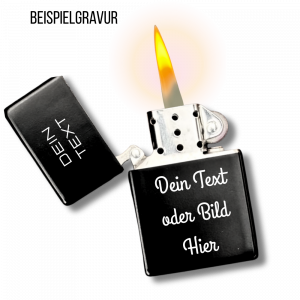 Personalisiertes ZORR Feuerzeug mit Wunschtext & Foto/Logo – Klappdeckel Metall, individuelles Geschenk